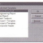 Worksheets and templates