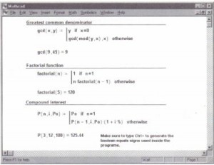 Defining a function recursively.
