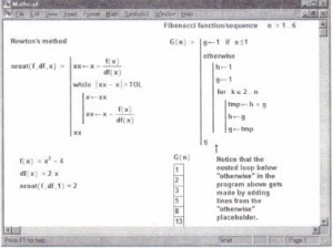 Programs in which statements are themselves programs.