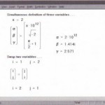 Simultaneous definitions